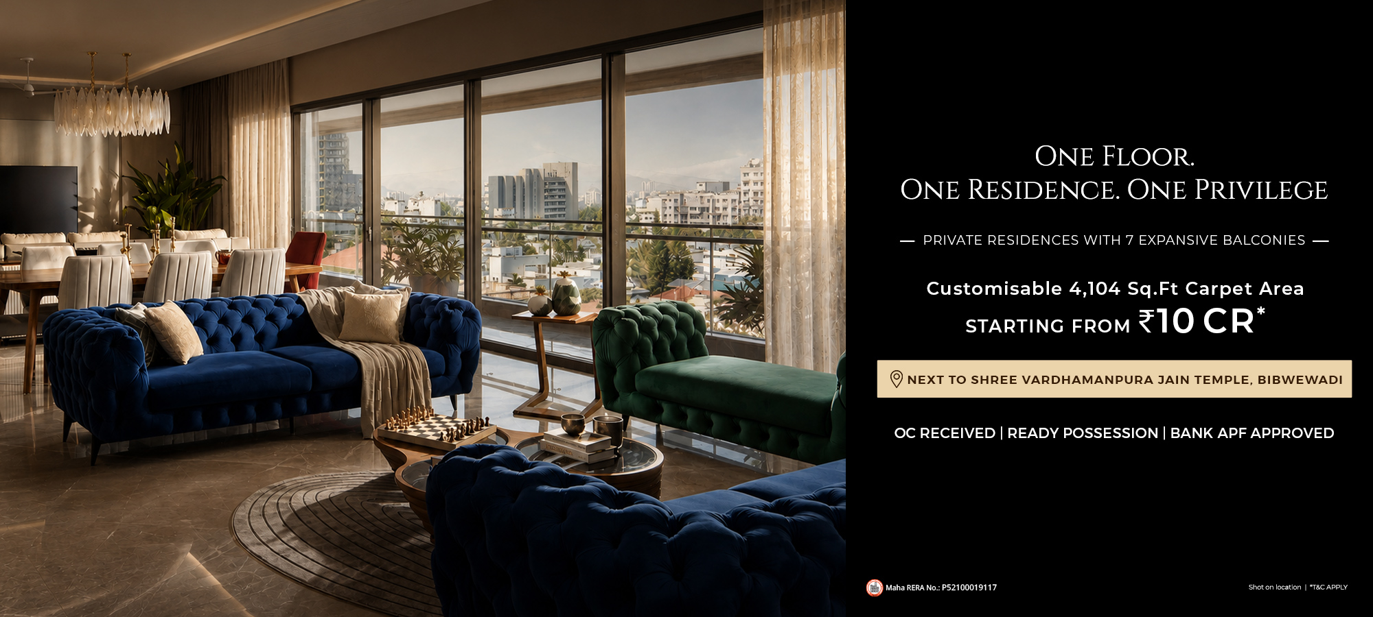 One Floor. One Residence. One Privilege — Attalika Residences, Bibwewadi