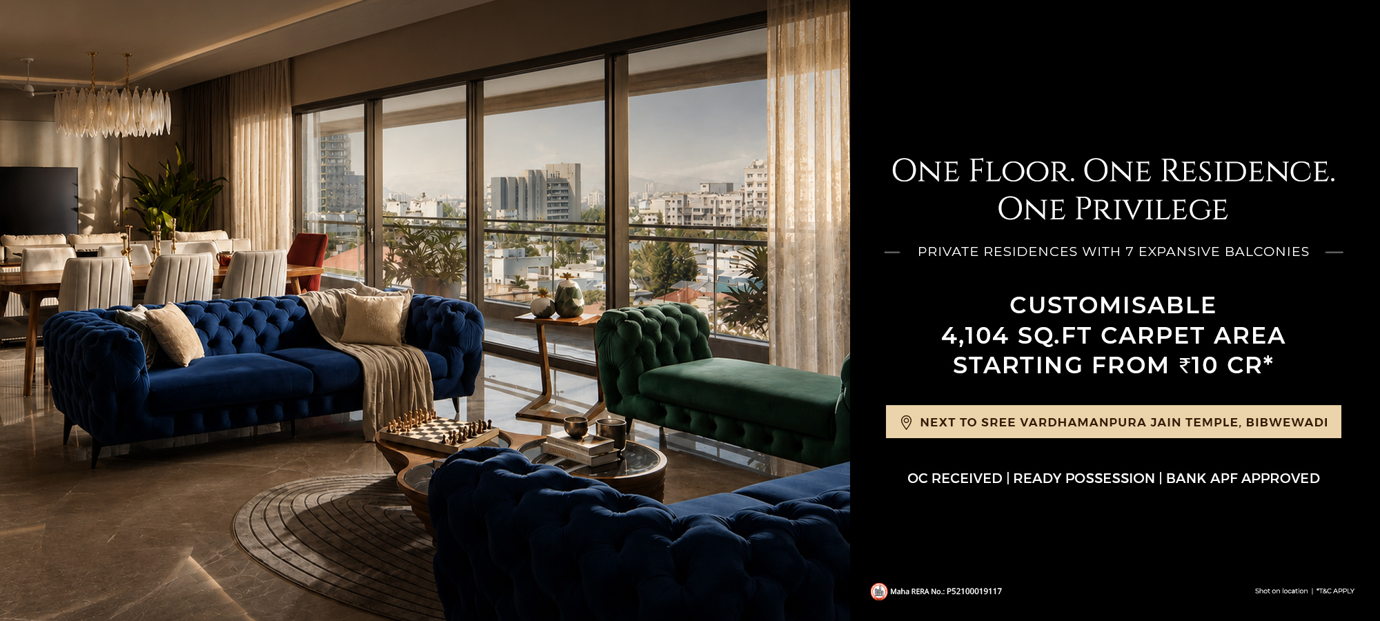 One Floor. One Residence. One Privilege — Attalika Residences, Bibwewadi